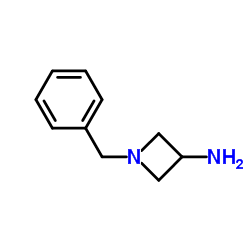1-Benzyl-3-azetidinamine structure