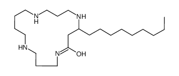 19-Heptyl-10-hydroxy-1,5,10,14-tetraazacyclononadecan-15-one Structure