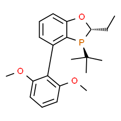 (2S,3S)-4-(2,6-二甲氧基苯基)-3-叔丁基-2-乙基-2,3-二氢-1,3-苯并氧膦杂环结构式