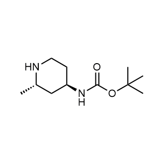 Tert-butyl ((2S,4R)-2-methylpiperidin-4-yl)carbamate Structure