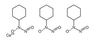 tris(N-hydroxy-N-nitrosocyclohexylaminato-O,O')cerium结构式