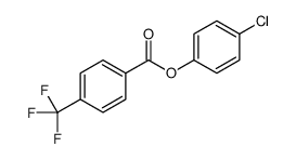 (4-chlorophenyl) 4-(trifluoromethyl)benzoate Structure