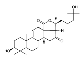 3β,20,25-Trihydroxy-16-oxo-5α-lanost-9(11)-en-18-oic acid γ-lactone picture
