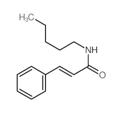 2-Propenamide,N-pentyl-3-phenyl- Structure