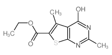 Thieno[2,3-d]pyrimidine-6-carboxylicacid, 1,4-dihydro-2,5-dimethyl-4-oxo-, ethyl ester picture