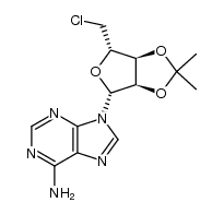 5'-deoxy-5'-chloro-2',3'-isopropylideneadenosine结构式