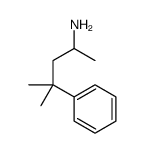 (1,3-dimethyl-3-phenylbutyl)amine(SALTDATA: HCl)结构式