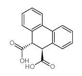 9,10-Phenanthrenedicarboxylicacid, 9,10-dihydro-, trans- (8CI,9CI) Structure