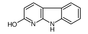 9H-Pyrido(2,3-b)indol-2-ol structure