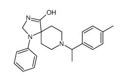 8-[1-(4-methylphenyl)ethyl]-1-phenyl-1,3,8-triazaspiro[4.5]decan-4-one结构式