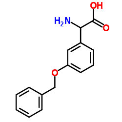 氨基-(3-苄氧基-苯基)-乙酸结构式