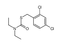 S-[(2,4-dichlorophenyl)methyl] N,N-diethylcarbamothioate结构式