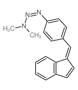 1-Triazene,1-[4-(1H-inden-1-ylidenemethyl)phenyl]-3,3-dimethyl- structure