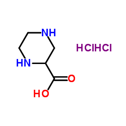 2-Piperazinecarboxylic acid dihydrochloride Structure
