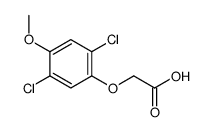 2-(2,5-dichloro-4-methoxyphenoxy)acetic acid结构式
