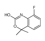 2H-3,1-Benzoxazin-2-one,8-fluoro-1,4-dihydro-4,4-dimethyl-(9CI) Structure