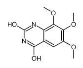 6,7,8-trimethoxyquinazoline-2,4(1H,3H)-dione Structure
