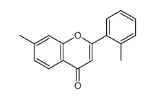 4H-1-Benzopyran-4-one,7-methyl-2-(2-methylphenyl)-(9CI) Structure