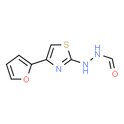 N'-[4-(2-Furyl)-2-thiazolyl]formhydrazide Structure