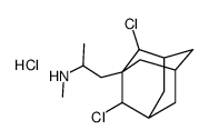 1-(2,8-dichloro-1-adamantyl)-N-methylpropan-2-amine,hydrochloride结构式