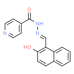 2-HYDROXY-1-NAPHTHALDEHYDE ISONICOTINOYL HYDRAZONE picture