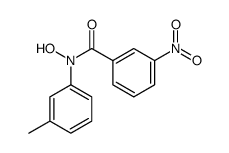 N-hydroxy-N-(3-methylphenyl)-3-nitrobenzamide结构式