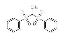 1-(benzenesulfonyl)ethylsulfonylbenzene结构式
