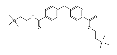 bis[2-(trimethylsilyl)ethyl] 4,4'-methanediyl-dibenzoate Structure