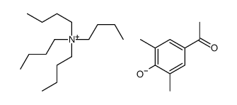 4-acetyl-2,6-dimethylphenolate,tetrabutylazanium Structure