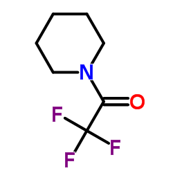 1-Trifluoroacetyl piperidine structure