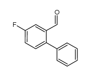 4-fluorobiphenyl-2-carboxaldehyde结构式