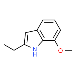 1H-Indole,2-ethyl-7-methoxy-(9CI) structure