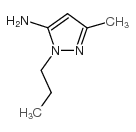 5-甲基2-丙基-2H-吡唑-3-基胺结构式