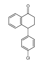 4-(4-Chlorophenyl)-3,4-dihydro-1(2H)-naphthalenone structure