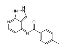 Benzamide, 4-methyl-N-1H-pyrazolo[3,4-b]pyridin-4-yl- (9CI) structure