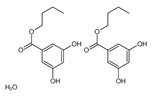 butyl 3,5-dihydroxybenzoate,hydrate结构式