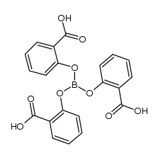 Tris(o-carboxylphenoxy)boran结构式