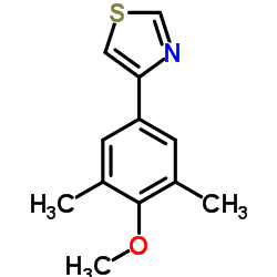 4-(4-Methoxy-3,5-dimethylphenyl)-1,3-thiazole结构式