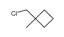 1-chloromethyl-1-methylcyclobutane Structure