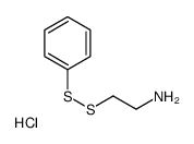 2-(phenyldisulfanyl)ethylazanium,chloride结构式