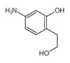 Benzeneethanol, 4-amino-2-hydroxy- (9CI) structure