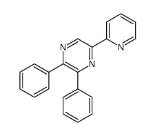 2,3-diphenyl-5-pyridin-2-ylpyrazine结构式