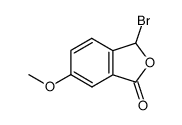 3-Bromo-6-methoxy-3H-isobenzofuran-1-one Structure