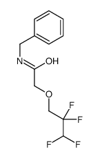 N-benzyl-2-(2,2,3,3-tetrafluoropropoxy)acetamide结构式
