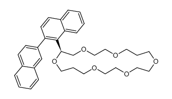 (s)-2,2'-binaphthyl-20-crown-6 Structure