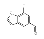 7-fluoro-1H-indole-5-carbaldehyde picture