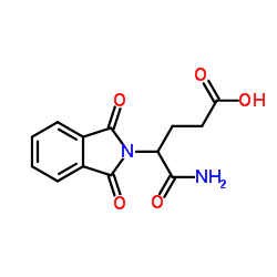 N-Phthalyl-D,L-isoglutamine结构式