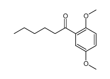 1-(2,5-dimethoxy-phenyl)-hexan-1-one Structure