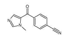 4-(3-methylimidazole-4-carbonyl)benzonitrile结构式