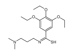 N-[3-(dimethylamino)propyl]-3,4,5-triethoxybenzenecarbothioamide Structure